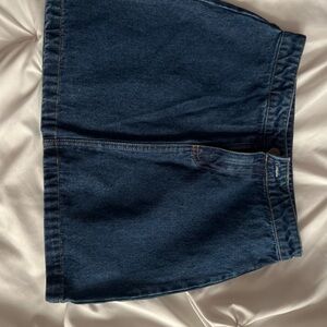 Forever 21 Indigo Blue Denim Mini Skirt Size Small